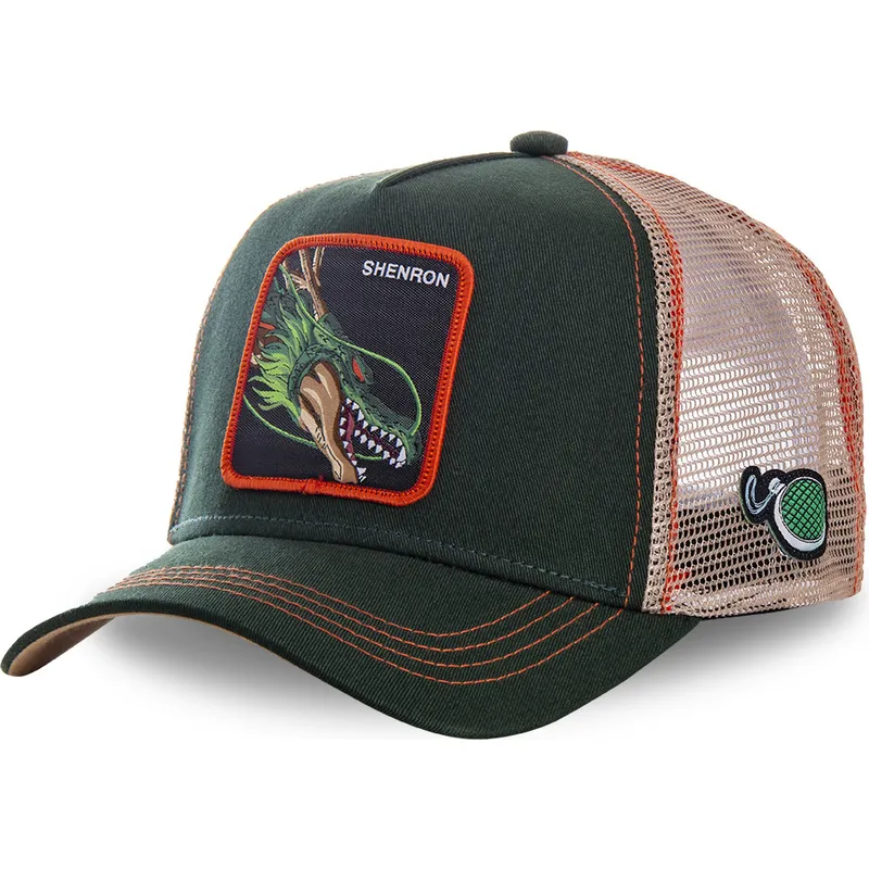 cepice-zaoblena-zelena-snapback-pro-deti-kidshen-shenron-dragon-ball-capslab