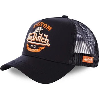 Cap zaoblená black snapback Von Dutch
