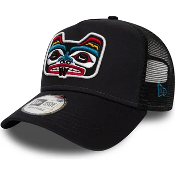 cepice-zaoblena-namornicka-modra-snapback-bear-tattoo-pack-a-frame-new-era