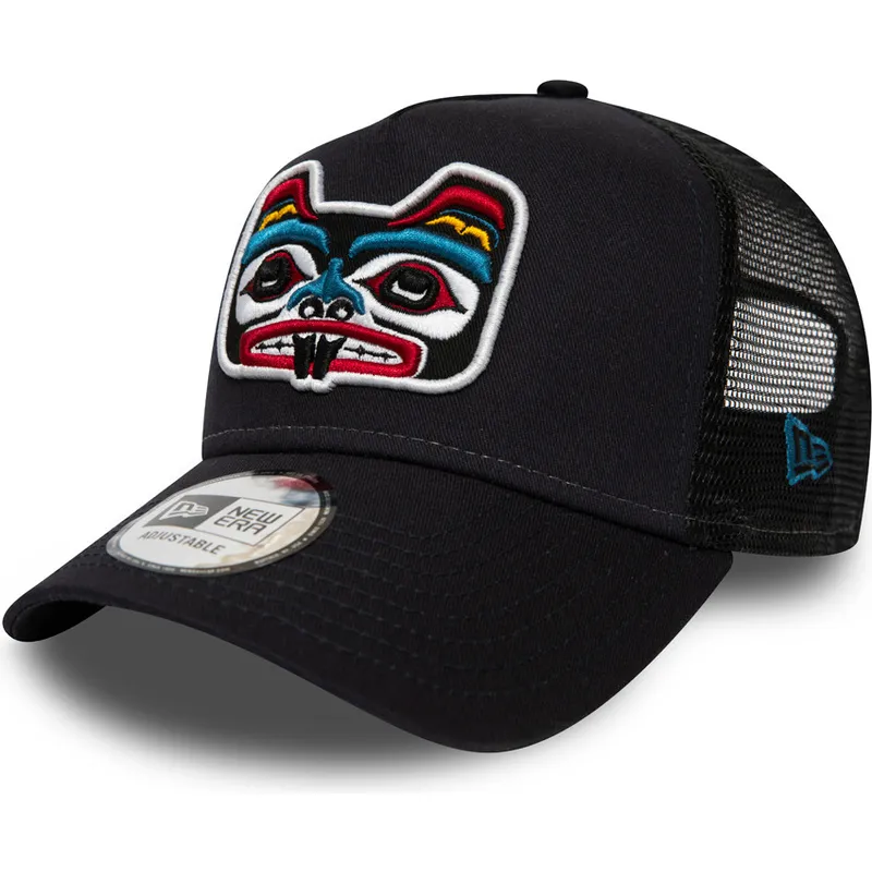 cepice-zaoblena-namornicka-modra-snapback-bear-tattoo-pack-a-frame-new-era