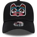 cepice-zaoblena-namornicka-modra-snapback-bear-tattoo-pack-a-frame-new-era