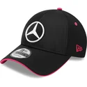 schwarze-verstellbare-9forty-draft-esports-kappe-mercedes-formel-1-von-new-era