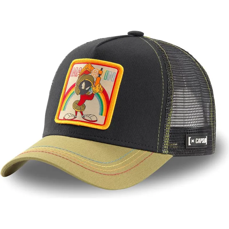 cepice-zaoblena-cerna-snapback-loo-mar1-marvin-martan-looney-tunes-capslab