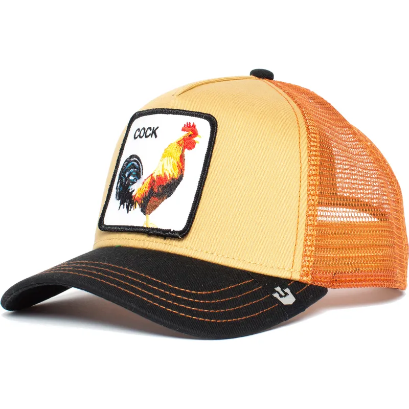 cepice-zaoblena-oranzova-snapback-a-doodle-doo-the-farm-goorin-bros