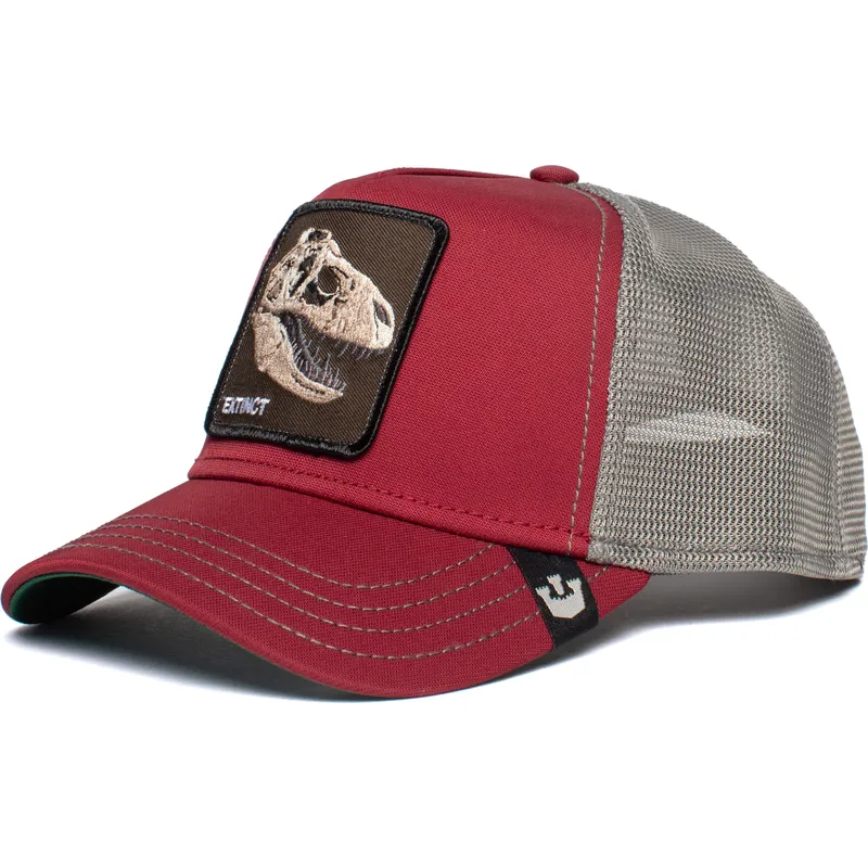 cepice-zaoblena-cervena-snapback-extinct-the-farm-goorin-bros