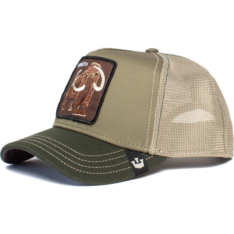 cepice-zaoblena-zelena-snapback-wooly-mammoth-the-farm-goorin-bros