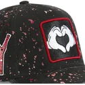 verstellbare-schwarze-kappe-mit-gebogenem-schirm-mickey-mouse-hande-herz-tag-mic2-disney-von-capslab