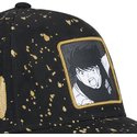 capslab-curved-brim-kojiro-hyuga-tag-mar-captain-tsubasa-black-adjustable-cap