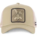 capslab-looney-tunes-coyote-braune-trucker-kappe-loo-coy1
