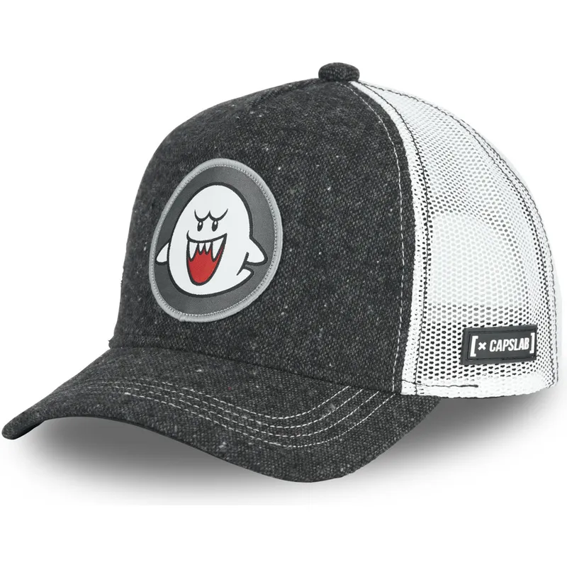 cepice-zaoblena-cerna-snapback-pow2-bros-boo-super-mario-bros-capslab