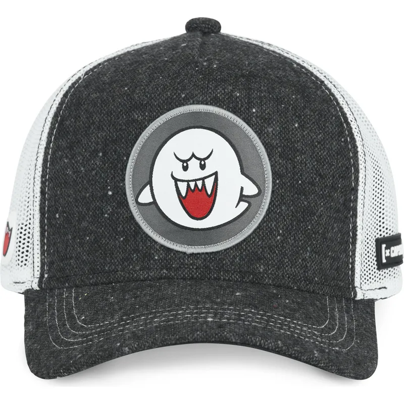 cepice-zaoblena-cerna-snapback-pow2-bros-boo-super-mario-bros-capslab