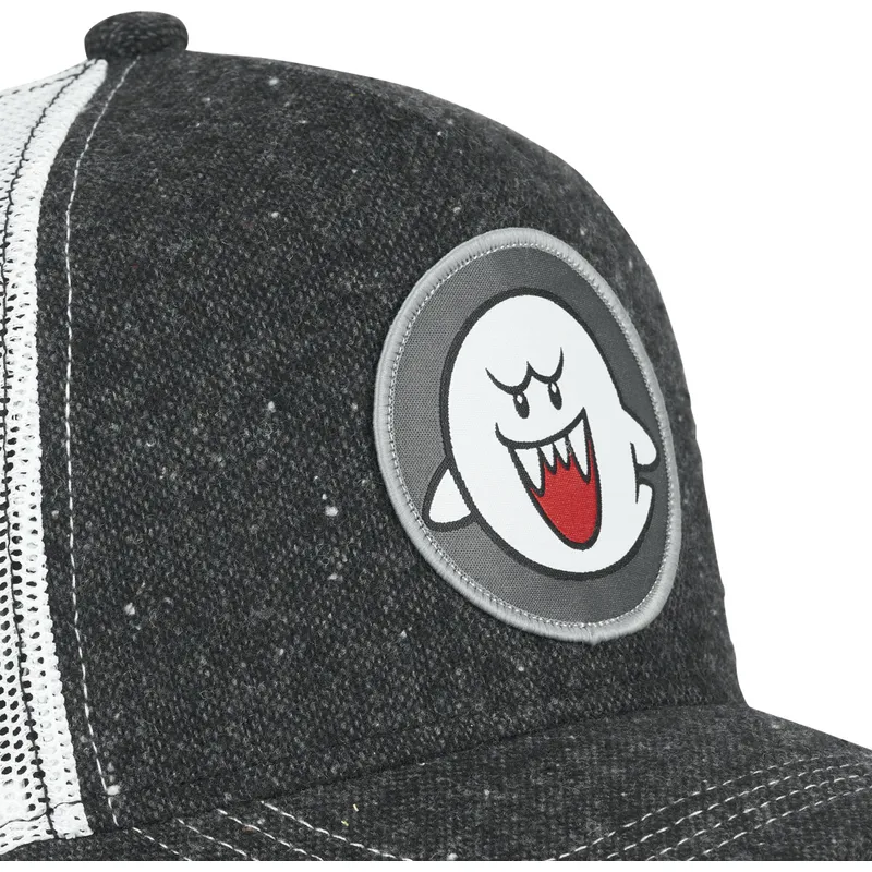 cepice-zaoblena-cerna-snapback-pow2-bros-boo-super-mario-bros-capslab