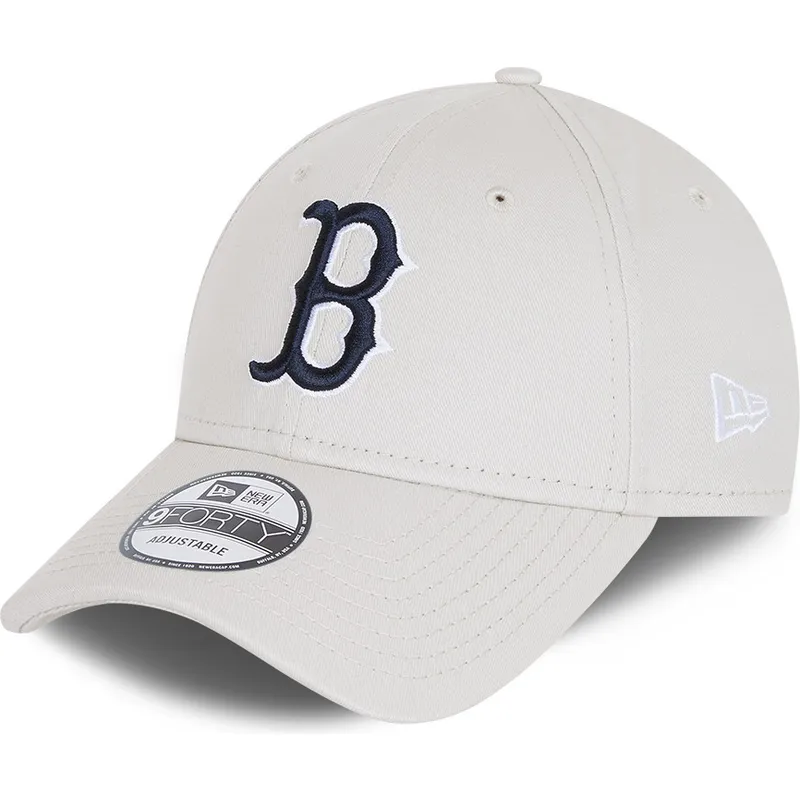 cepice-zaoblena-bila-nastavitelny-9forty-league-essential-boston-red-sox-mlb-new-era