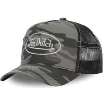 Von Dutch CAM SIL Camouflage Trucker Hat