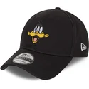 schwarze-verstellbare-9forty-kappe-daffy-duck-looney-tunes-von-new-era