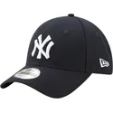 marineblaue-verstellbare-curved-cap-9forty-the-league-der-new-york-yankees-mlb-von-new-era
