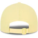 gelbe-verstellbare-9forty-sports-palm-tree-kappe-mit-gebogenem-schirm-von-new-era