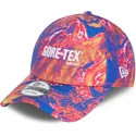 rosa-verstellbare-9forty-gore-tex-kappe-mit-gebogenem-schirm-von-new-era