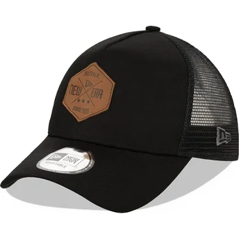 Cap zaoblená black snapback 9FORTY New Era