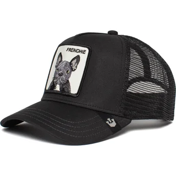 schwarze-trucker-kappe-franzosische-bulldogge-frenchie-the-farm-von-goorin-bros