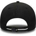 new-era-new-york-yankees-mlb-9forty-stack-logo-verstellbare-schwarze-kappe-mit-gebogenem-schirm