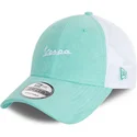 blaue-suede-a-frame-vespa-piaggio-trucker-kappe-von-new-era