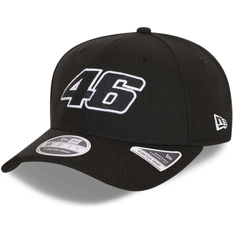 cepice-zaoblena-cerna-snapback-9fifty-diamond-era-stretch-fit-valentino-rossi-vr46-motogp-new-era