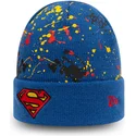 cepice-modra-pro-deti-cuff-knit-paint-splat-new-era