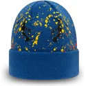 cepice-modra-pro-deti-cuff-knit-paint-splat-new-era