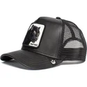 schwarze-panther-trucker-kappe-panther-truth-will-prevail-the-farm-von-goorin-bros
