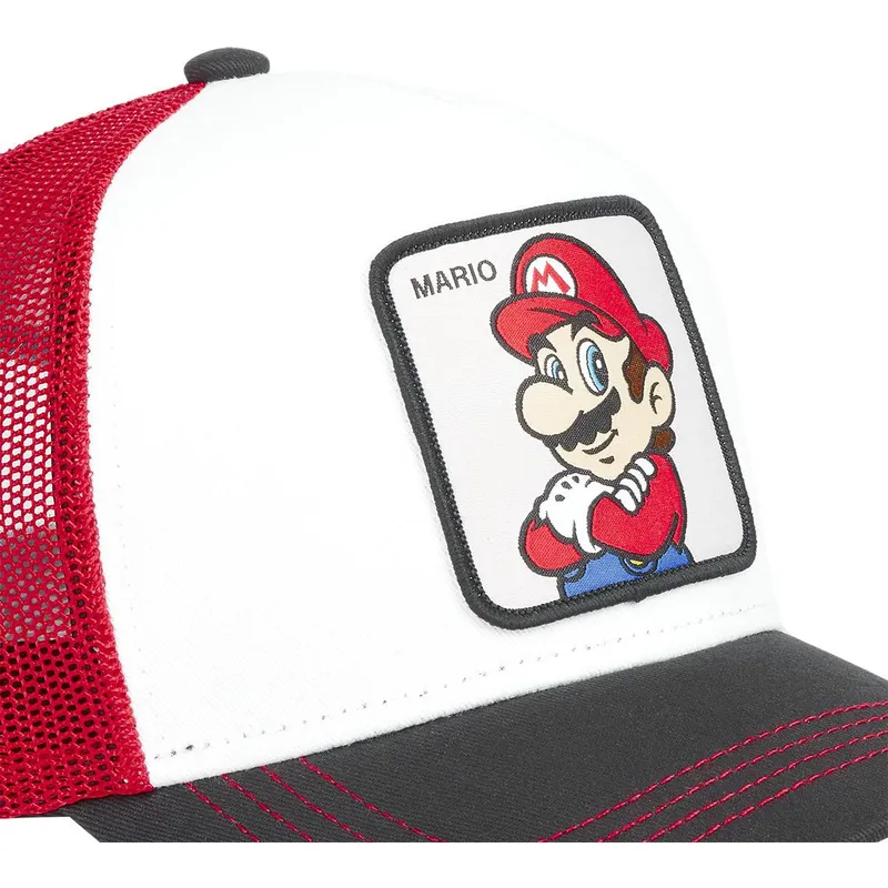 trucker-cap-weiss-rot-und-schwarz-mario-smb-mar-super-mario-bros-von-capslab