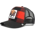 goorin-bros-rod-och-svart-buffel-buffalo-truckerkeps