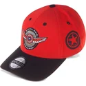 rote-und-schwarze-verstellbare-curved-cap-falcon-who-will-wield-the-shield-marvel-comics-von-difuzed