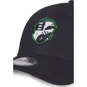 schwarze-gebogene-snapback-kappe-fur-kinder-slytherin-emblem-harry-potter-von-difuzed