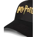 cepice-zaoblena-cerna-snapback-gold-difuzed