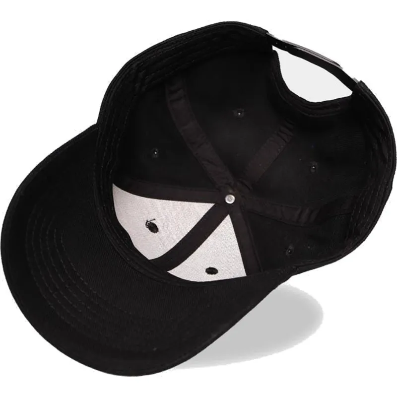 cepice-zaoblena-cerna-snapback-gold-difuzed