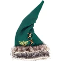 cepice-zelena-furry-pointy-difuzed
