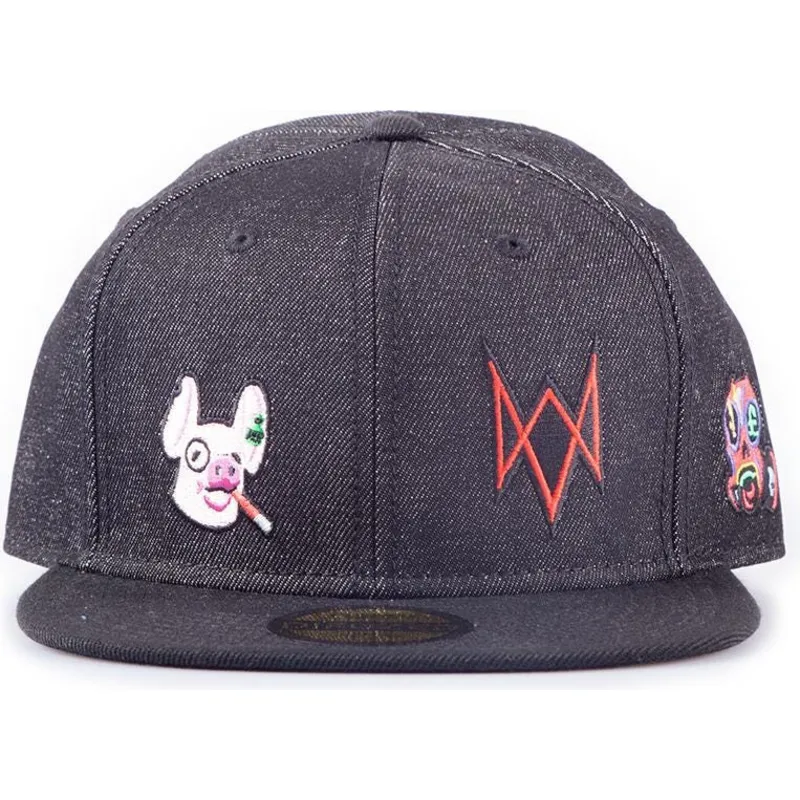 cepice-rovna-cerna-snapback-vaquero-legion-difuzed