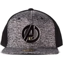 cepice-rovna-seda-snapback-metal-avengers-difuzed
