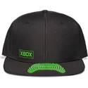 schwarze-snapback-kappe-xbox-visor-controller-microsoft-von-difuzed
