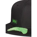 schwarze-snapback-kappe-xbox-visor-controller-microsoft-von-difuzed