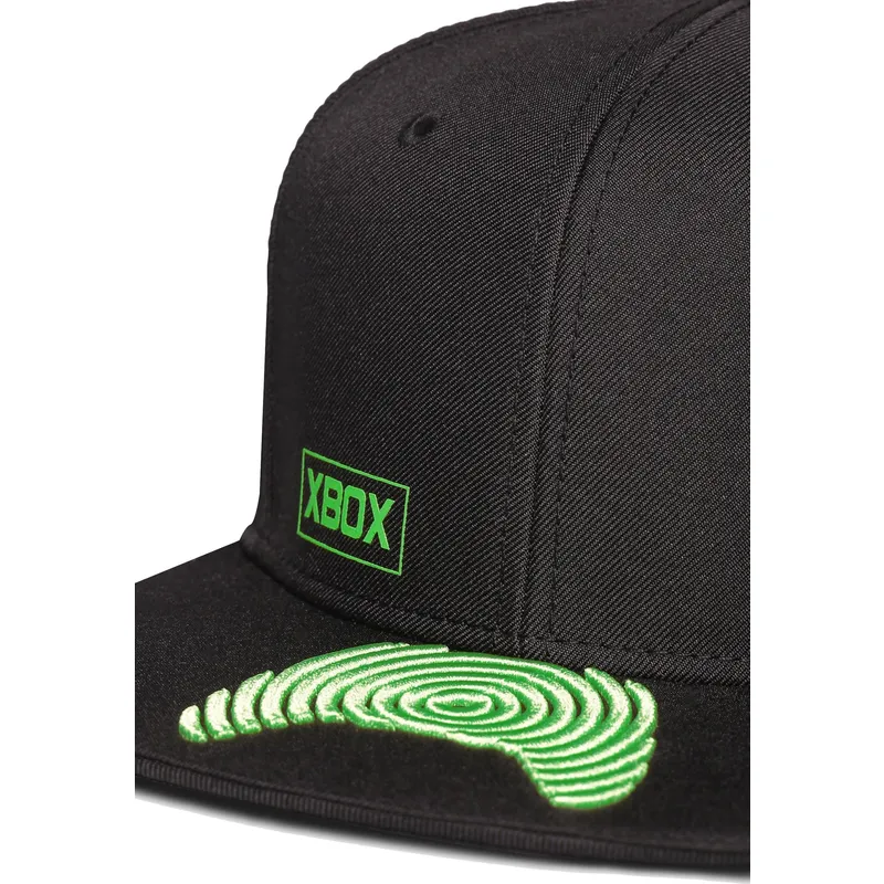 cepice-rovna-cerna-snapback-visor-controller-microsoft-difuzed