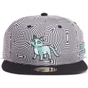 cepice-rovna-bila-snapback-outer-space-difuzed