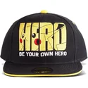cepice-rovna-cerna-snapback-be-your-own-hero-olympics-difuzed