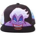 schwarze-snapback-kappe-ursula-die-kleine-meerjungfrau-disney-von-difuzed