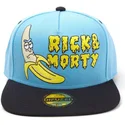 cepice-rovna-modra-snapback-banana-difuzed