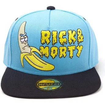 cepice-rovna-modra-snapback-banana-difuzed