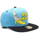 cepice-rovna-modra-snapback-banana-difuzed