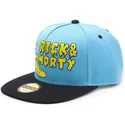 cepice-rovna-modra-snapback-banana-difuzed