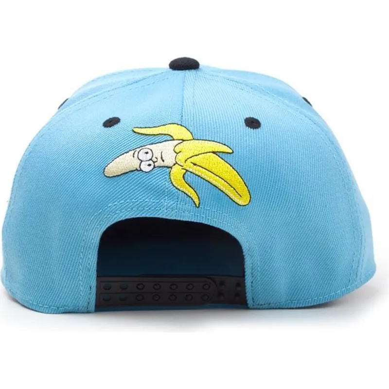 cepice-rovna-modra-snapback-banana-difuzed